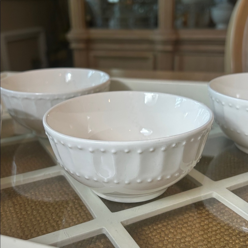Gibson Design Regalia White Dessert Bowl (5) - Picture 2 of 5